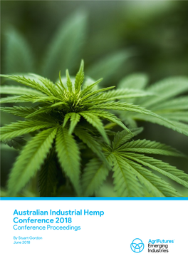 Australian Industrial Hemp Conference 2018 Conference Proceedings