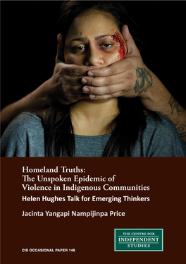 The Unspoken Epidemic of Violence in Indigenous Communities Helen Hughes Talk for Emerging Thinkers