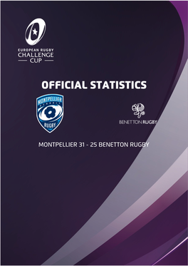 Official Match Statistics