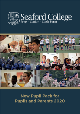 New Pupil Pack for Pupils and Parents 2020