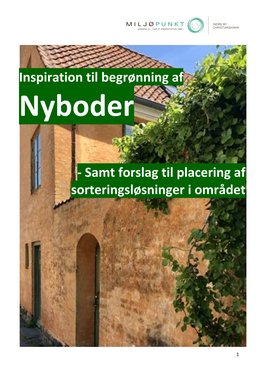 Inspiration Til Begrønning Af Nyboder – Samt Forslag Til Placering Af