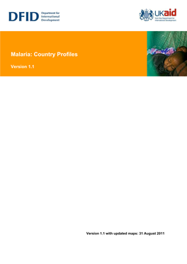 Malaria: Country Profiles