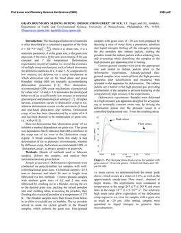 Grain Boundary Sliding During 'Dislocation Creep