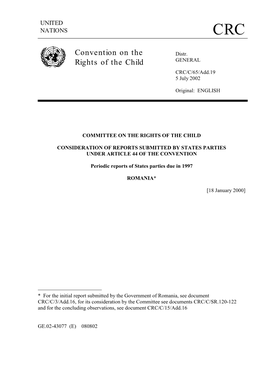 Convention on the Rights of the Child