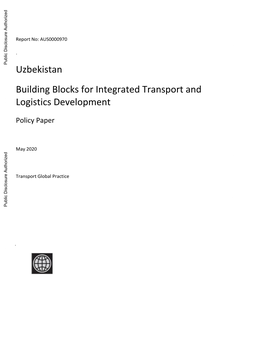 Uzbekistan Building Blocks for Integrated Transport and Logistics Development