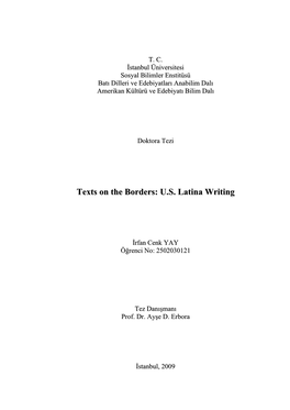 US Latina Writing