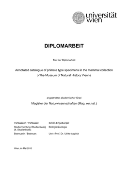 Diplomarbeit