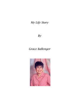 Grace Ballenger, 2001 Dedication