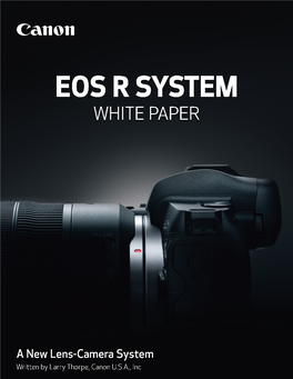 Canon's EOS R White Paper
