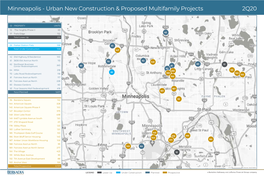 Minneapolis - Urban New Construction & Proposed Multifamily Projects 2Q20