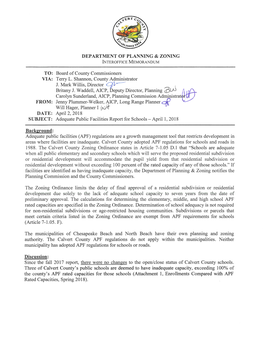 CALVERT COUNTY SCHOOL DISTRICTS Windy Hill !( Northern Districts Closed to the Final Recording of Residential Subdivisions and !( Residential Site Development Plans