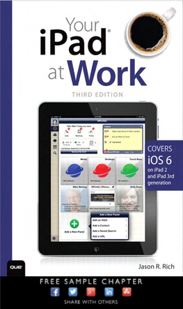 Your Ipad™ at Work THIRD EDITION