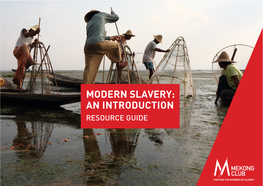 Modern Slavery: an Introduction Resource Guide