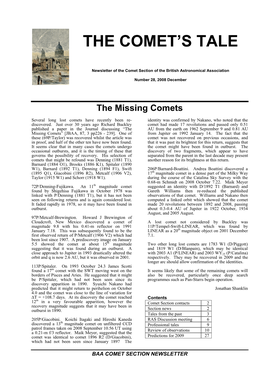 The Comet's Tale