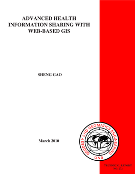 Advanced Health Information Sharing with Web-Based Gis