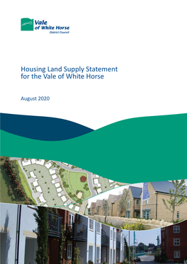 Housing Land Supply Statement for the Vale of White Horse