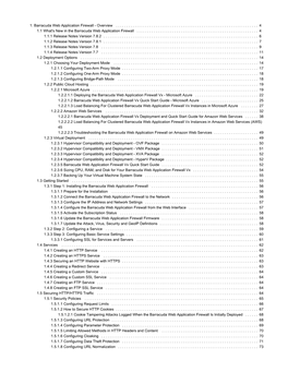 1. Barracuda Web Application Firewall - Overview