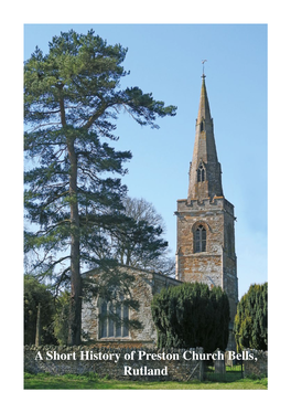 A Short History of Preston Church Bells, Rutland