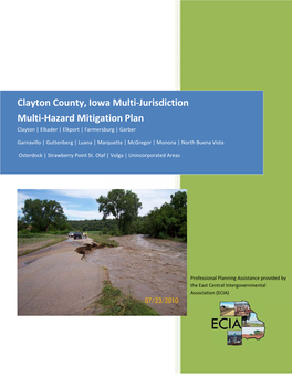 Clayton County, Iowa Multi-Jurisdiction Multi-Hazard