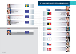 Special Meeting of the European Council 2021 Sweden