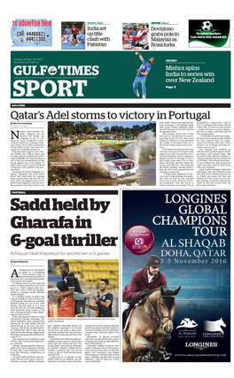 GULF TIMES India to Series Win Over New Zealand SPORT Page 9