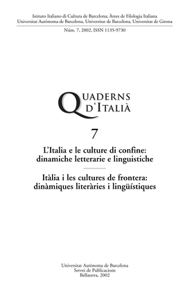 Dinàmiques Literàries I Lingüístiques