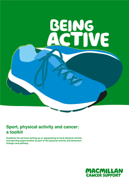 Sport, Physical Activity and Cancer: a Toolkit