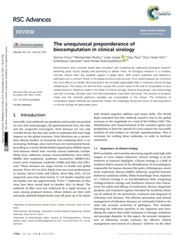 The Unequivocal Preponderance of Biocomputation in Clinical Virology