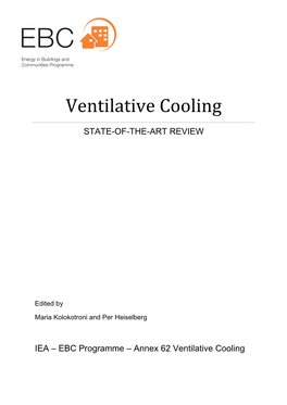 Ventilative Cooling