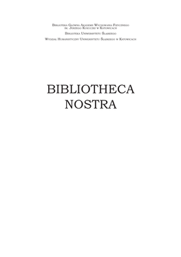 Bibliotheca Nostra