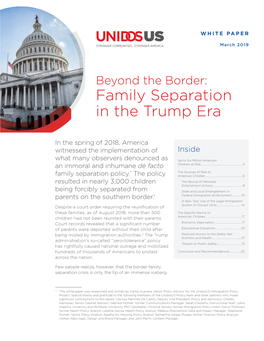 Family Separation in the Trump Era