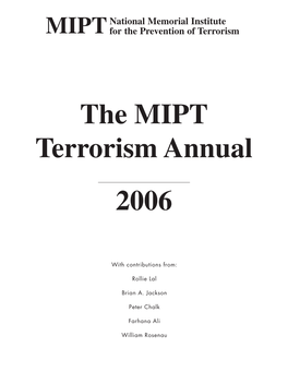 The MIPT Terrorism Annual 2006