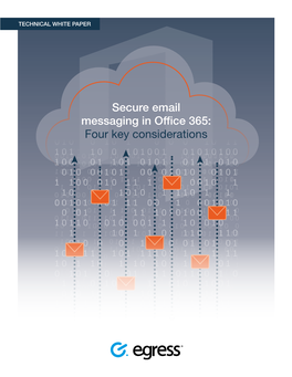 Secure Email Messaging in Office 365: Four Key Considerations