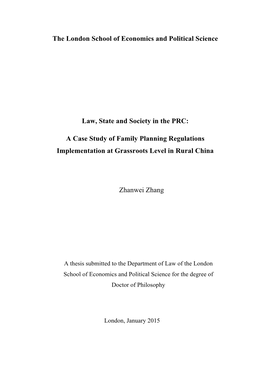 LSE-Zhanwei Zhang