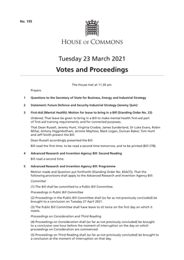 View Votes and Proceedings PDF File 0.03 MB