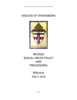 Sexual Abuse Policy Draft-2012C.Docx