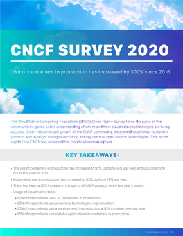 Cncf Survey 2020