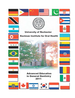 The Nationalities of the Residents in the Advanced Education in General Dentistry Residency Program Are Represented Surrounding Eastman Institute for Oral Health