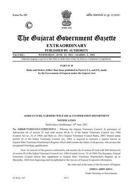 E-Gazette of GSVPR (Up to Dec 2020)