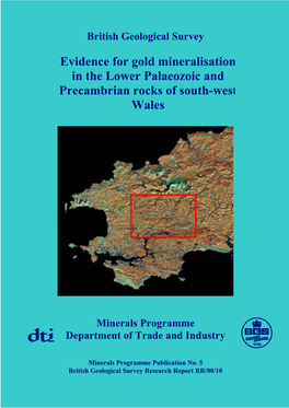 SW Wales MRP Report