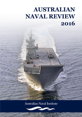 Australian Naval Review 2016