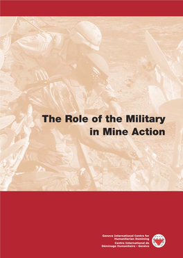 The Role of the Military in Mine Action