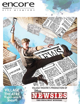 Newsies at Village Theatre Encore Arts Seattle