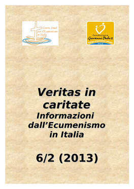 Veritas in Caritate 6/2 (2013)