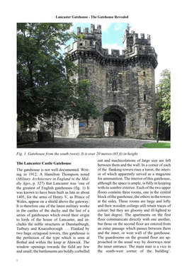 Lancaster Gatehouse - the Gatehouse Revealed