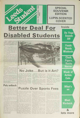 Better Deal for Disabled Students