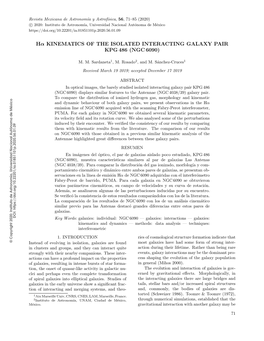 Hα Kinematics of the Isolated Interacting Galaxy Pair Kpg