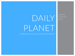 Scrum & Agile Development