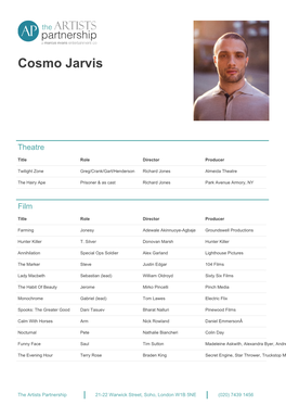 Cosmo Jarvis