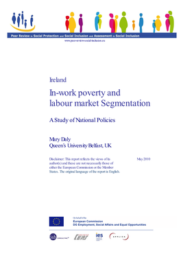 Ireland In-Work Poverty and Labour Market Segmentation